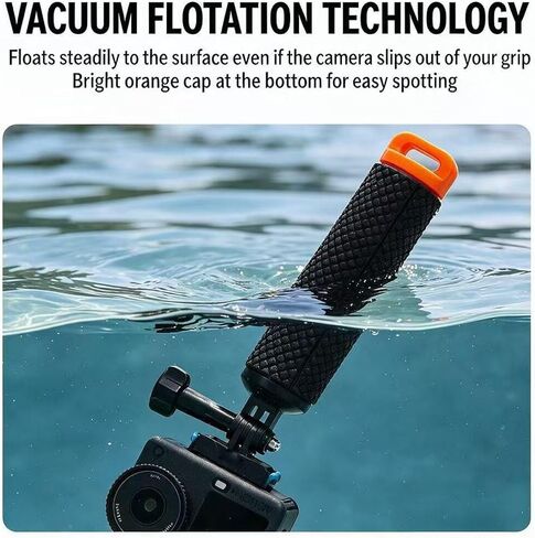 Floating Handle for DJI Osmo Action 6/5 Pro/4/3/2/Action Nano, Anti-Loss Floaty Stick, Waterproof Buoyancy Hand Grip for Diving, Surfing & Snorkeling in Kuwait