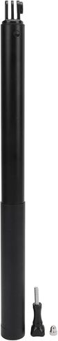 Focket Tripod Extension Pole, Lightweight Aluminum Alloy Camera Extension Pole, Telescopic Camera with Non Slip Matte Grip 4 Section Tripod Screw Interface 1/4 Inch in Kuwait
