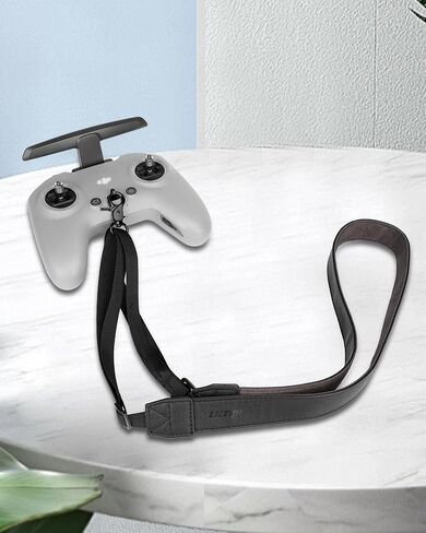 Lanyard Neck Strap+Joysticks for DJI Avata/Avata 2/FPV Drone, O3 Air Unit, 50-63'' Adjustable PU Leather Lanyard Stick Replacement Thumb Rocker for DJI FPV Remote Controller 3/2 Accessories in Kuwait