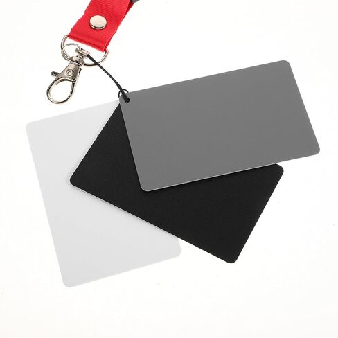 UKCOCO 18% Grey White Balance Card for Photography and Videography Aluminum Alloy Waterproof Light Reference Card with Accurate Exposure and Color Balance Portable Grey Photography Prop in Kuwait