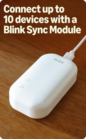 Blink Outdoor 2K+ (newest model) with 1-Year Plus plan - 2K video resolution, Color Vision in low light, and noise cancellation. Sync Module included — 1 camera system (Black) in Kuwait