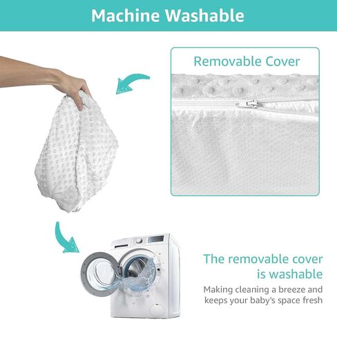 YENING Soft Baby Changing Pad for Dresser Diaper Changing Table Mattress with Cover for Babies and Toddlers Waterproof in Kuwait