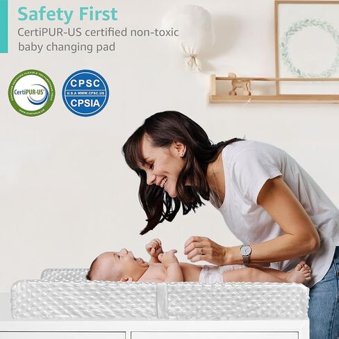 YENING Soft Baby Changing Pad for Dresser Diaper Changing Table Mattress with Cover for Babies and Toddlers Waterproof in Kuwait