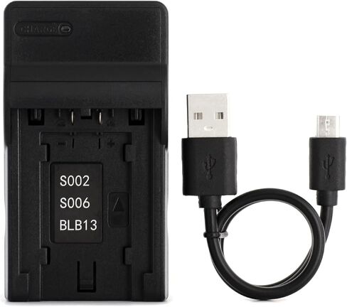 Norifon CGA-S002 USB Charger for Panasonic Lumix DMC-FZ15, DMC-FZ18 | Compaitible with Panasonic Lumix DMC-FZ2, DMC-FZ20, DMC-FZ28, DMC-FZ3, DMC-FZ30, DMC-FZ35, DMC-FZ38, DMC-FZ4 Camera in Kuwait