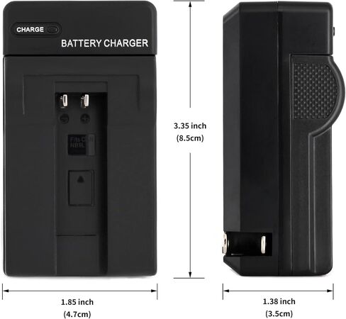 Norifon NB-9L Wall Charger for Canon IXUS 1000 HS,1100 HS,500 HS | Compaitble with Canon IXY 1,3,50S,51S, PowerShot ELPH 510 HS, 520 HS, 530 HS, PowerShot N, N2, SD4500 IS with Foldable Plug in Kuwait