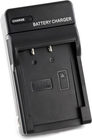 Norifon NP-20 Wall Charger for Casio Exilim Card EX-M1, EX-M2 | Compaitble with Casio Exilim Card EX-M20, EX-S100, EX-S3, EX-S500, EX-S600, EX-S770, EX-S880 with Foldable Plug in Kuwait