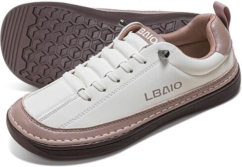Womens Wide Toe Box Barefoot Leather Shoes, Wide Width Canvas Slip-On Shoes, Comfortable Zero Drop Walking Shoes for Standing All Day, Lightweight Minimalist Sneakers for Wide Feet in Kuwait