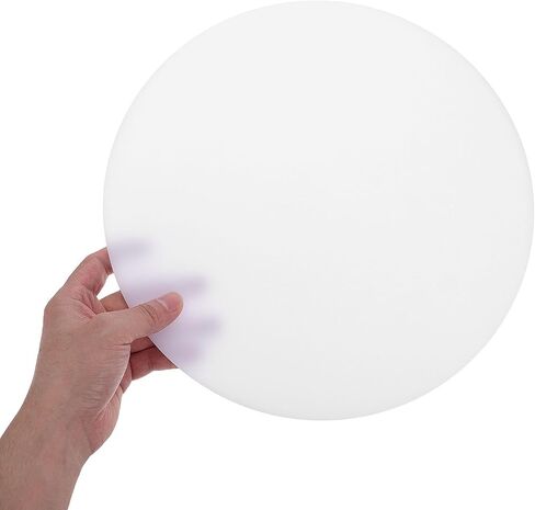 SHERCHPRY Inch round Acrylic Lamp Shade Replacement Cover with Antidazzling Glare Diffuser Technology, 5mm Thick Ceiling Light Diffuser Panel for Home and Commercial Lighting Upgrade in Kuwait