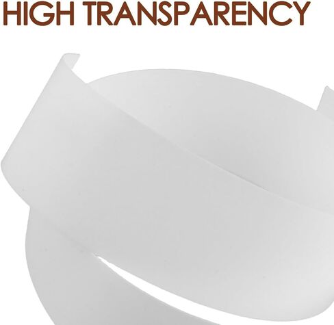Hemobllo Flexible Acrylic LED Strip Light Diffuser Panel for Indoor LED Light Diffuser Projects and Furniture, White Color with High Transmittance and Glare-Free Comfort for Modern Décor in Kuwait