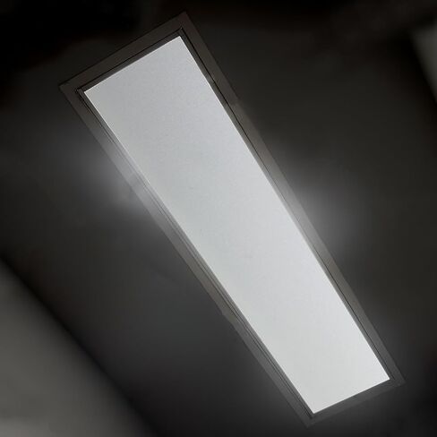 SOLUSTRE Office Ceiling Light Diffuser Cover Anti-glare Pvc Lamp Shade Even Light Distribution Quick Installation Home and Professional Environment in Kuwait