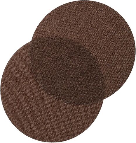 jojofuny 2pcs round Anti-glare Lampshade Diffuser Cover for Pendant Fixture and Lamp Shades, Coffee Color Pvc Material Modern Minimalist Design, for Cafes and Office Lighting in Kuwait