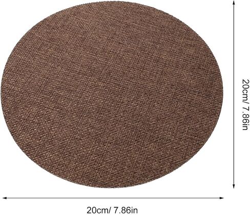 jojofuny 2pcs round Anti-glare Lampshade Diffuser Cover for Pendant Fixture and Lamp Shades, Coffee Color Pvc Material Modern Minimalist Design, for Cafes and Office Lighting in Kuwait