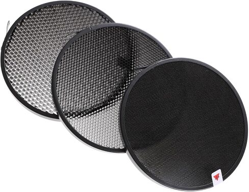 Toyvian Photography and Quick Release Pulling Tab Honeycomb Grid Flash Light Diffuser with Aluminum Alloy Material and Specular Light Source Control for Studio Lighting in Kuwait
