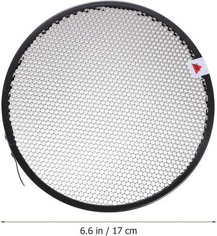 Toyvian Photography and Quick Release Pulling Tab Honeycomb Grid Flash Light Diffuser with Aluminum Alloy Material and Specular Light Source Control for Studio Lighting in Kuwait