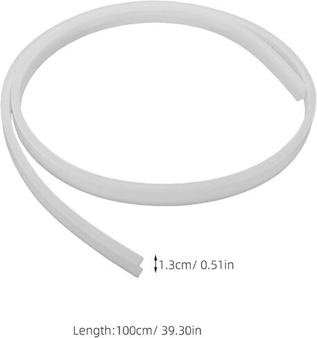 LED Light Diffuser Strip Cover with Pvc Material and U Shape Design, Bendable and Easy Installation for Indoor and Outdoor Use, Glare Reduction and Lasting Protection for LED Strip in Kuwait
