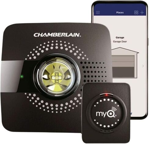 Chamberlain MyQ Smart Garage Hub - Wi-Fi enabled Garage Hub with Smartphone Control, Model MYQ-G0301, Old Version, Black in Kuwait