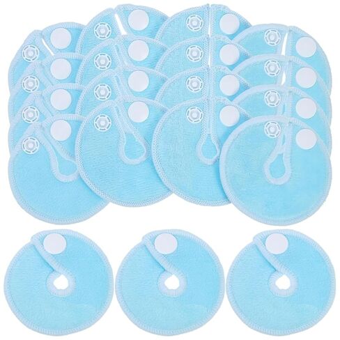 Feeding Tube Pads, G Tube Covers Gtube Button Covers Holder,12 Pack White | Soft Absorbent Gtube Pads, Peritoneal Abdominal Dialysis Peg Tube Supplies Feeding Tube Supplies for Nursing Care in Kuwait