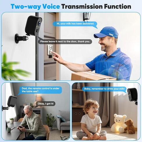 Solar Security Cameras Wireless Outdoor, 2K Solar Camera Wireless for Home, Color Night Vision, PIR Motion Detection, IP66 Waterproof, Cloud Storage/SD Card, Instant Alerts,2.4GHz WiFi (Black) in Kuwait