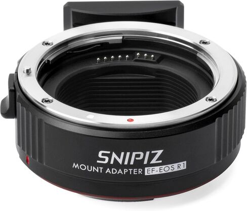 EF-EOS R Mount Adapter Auto-Focus Lens Mount Adapter Converter Ring Compatible with Canon EF/EF-S Series Lens to EOS R, RP, R3, R5, R6, R6II, R7, R8, R10, R50, R100 Cameras in Kuwait