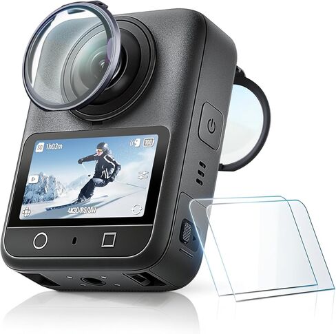 STARTRC PHOTO Screen Protector for DJI Osmo 360 for Xtra Sphra360 Camera Accessories,Ultra HD Tempered Glass Film for Osmo 360/Sphra360 Camera,9H Anti-Scratch Protective Film,2 Pack in Kuwait