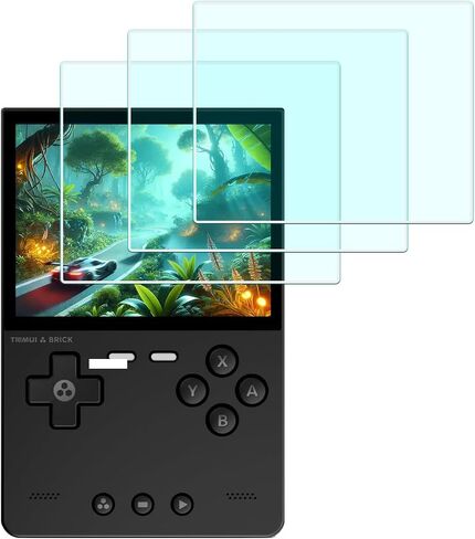 Screen Protector for Trimui Brick Game Console[3Pack] | Trimui Brick 9H Hardness Tempered Glass Screen Protector, (for Accessories),Scratch-Resistant, Bubble-Free, Dust-Proof in Kuwait