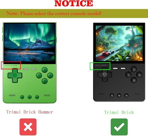 Screen Protector for Trimui Brick Game Console[3Pack] | Trimui Brick 9H Hardness Tempered Glass Screen Protector, (for Accessories),Scratch-Resistant, Bubble-Free, Dust-Proof in Kuwait