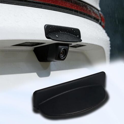 Silicone Backup Camera Rain Shield, Wider Shield Rear View Backup Camera Cover Cars Exterior Accessories Rainproof Protector for Enhanced Reverse Visibility Universal for Cars Trucks SUVs in Kuwait
