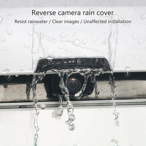 360 Degree Rear Camera Rain Cover for Car Trucks Bikes All Weathers Clear Imaging Protections Car Rear Camera Rain Cover in Kuwait