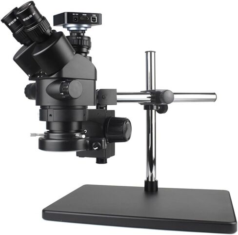 Simul-Focal Trinocular Stereo Digital Industry Microscope Video Camera for Soldering Repair in Kuwait