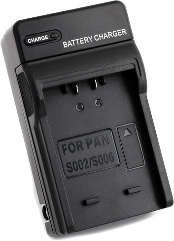 Norifon CGA-S002 Wall Charger for Panasonic Lumix DMC-FZ1 | Compaitble with Panasonic Lumix DMC-FZ10, DMC-FZ15, DMC-FZ18, DMC-FZ20, DMC-FZ28, DMC-FZ3, DMC-FZ30 with Foldable Plug in Kuwait