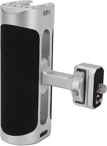 Side Handle for Camera Cage, Universal 1/4 Inch Positioning Screw, Ergonomic Silicone Handle, Cold Shoe, and Threaded Holes, Adjustable Arm Flexible Installation Options in Kuwait