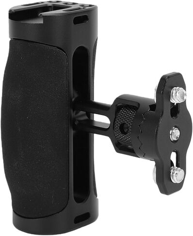 Generic Universal Left Right Side Handle, Camera Cage Handle with Cold Shoe Mount & 1/4 Inch Screw, Ergonomic Handgrip for Filmmakers Cameras in Kuwait
