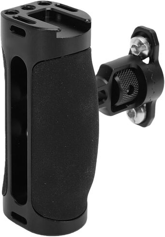 Generic Universal Left Right Side Handle, Camera Cage Handle with Cold Shoe Mount & 1/4 Inch Screw, Ergonomic Handgrip for Filmmakers Cameras in Kuwait