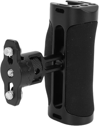 Generic Universal Left Right Side Handle, Camera Cage Handle with Cold Shoe Mount & 1/4 Inch Screw, Ergonomic Handgrip for Filmmakers Cameras in Kuwait
