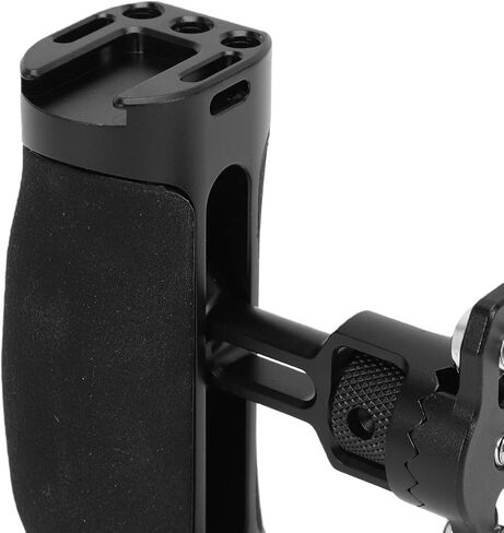 Generic Universal Left Right Side Handle, Camera Cage Handle with Cold Shoe Mount & 1/4 Inch Screw, Ergonomic Handgrip for Filmmakers Cameras in Kuwait