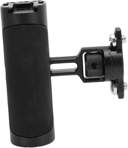 Generic Universal Left Right Side Handle, Camera Cage Handle with Cold Shoe Mount & 1/4 Inch Screw, Ergonomic Handgrip for Filmmakers Cameras in Kuwait