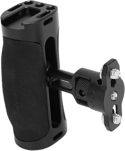 Generic Universal Left Right Side Handle, Camera Cage Handle with Cold Shoe Mount & 1/4 Inch Screw, Ergonomic Handgrip for Filmmakers Cameras in Kuwait