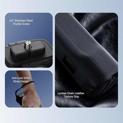 Camera Handle Grip Folding Camera Grip Handheld 3 in 1 Foldable Tripod Stand Storage Case 180 Degree Reversible 1 4 Inch Screw Wrist Strap for X4 X5 in Kuwait