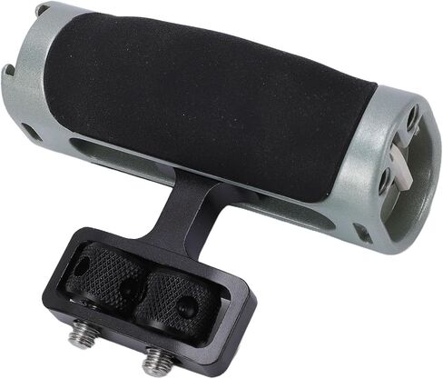 Generic Camera Cage Side Handle, Universal Ergonomic Handgrip with Adjustable 1/4in Screw 23.0 to 26.4mm, Cold Shoe Mount for DSLR Mirrorless Camera Video Recording Photography in Kuwait