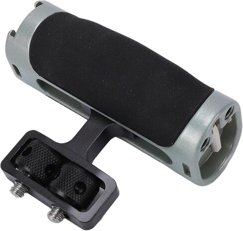 Generic Camera Cage Side Handle, Universal Ergonomic Handgrip with Adjustable 1/4in Screw 23.0 to 26.4mm, Cold Shoe Mount for DSLR Mirrorless Camera Video Recording Photography in Kuwait