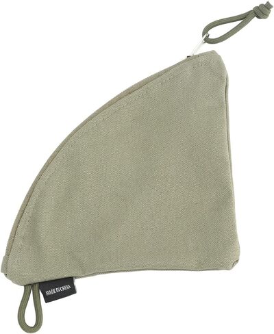Coffee Filter Holder Coffee Filter Paper Storage Bag Pouch with Canvas Stainless Steel Zipper for Travel Picnic Camping Size 155 185 in Kuwait
