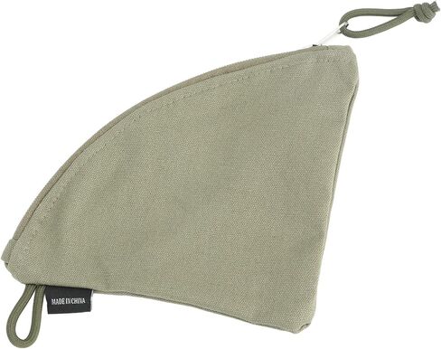 Coffee Filter Holder Coffee Filter Paper Storage Bag Pouch with Canvas Stainless Steel Zipper for Travel Picnic Camping Size 155 185 in Kuwait