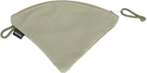 Coffee Filter Holder Coffee Filter Paper Storage Bag Pouch with Canvas Stainless Steel Zipper for Travel Picnic Camping Size 155 185 in Kuwait