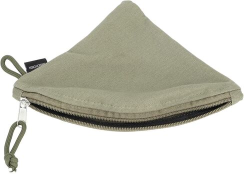 Coffee Filter Holder Coffee Filter Paper Storage Bag Pouch with Canvas Stainless Steel Zipper for Travel Picnic Camping Size 155 185 in Kuwait