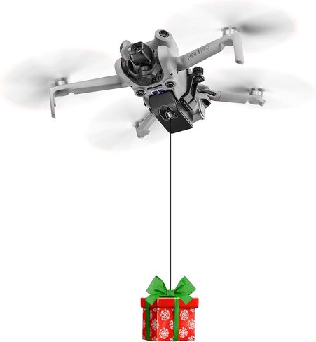 Mini 4 Pro Airdrop System Downlight for DJI Mini 4 Pro Accessories,Payload/Delivery/Transport Drop Release Device (Fishing Drone/Wedding/Film and TV Shooting/Rescue) in Kuwait