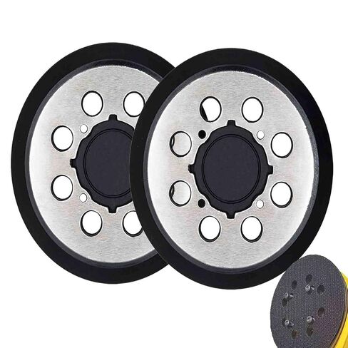 2 Packs for DeWalt DWE64233 & N329079 Orbital Sander Replacement Pad, 5 inch 8 Hole Hook and Loop Sanding Disc Backing Pads, Compatible with DWE6421-B2, DWE6421-B3, DWE6423/6423K, DWE6421/6421K in Kuwait