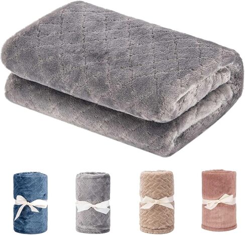 FABRICASTLE Baby Blanket 30" x 40" for Boys and Girls Super Soft Cozy Blankets for Infants Stroller Blanket (Dusty Pink, 30" x 40") in Kuwait