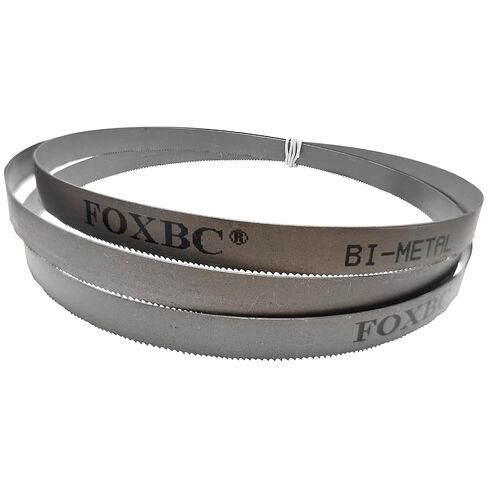 FOXBC 62 Inch Metal Bandsaw Blades, 62" x 1/2" x 24 TPI Metal Cutting Fits Craftsman, Delta, POWERTEC, Ryobi, Wen, Skil 9" Bandsaw in Kuwait