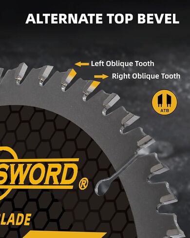ANGELSWORD 4-1/2 Inch Circular Saw Blade, 7/8" Arbor Used on Angle Grinder, 24T for Framing&40T for Ripping, Cross Wood Cutting, 4 Pack, with 3/8"&5/8" Bushing in Kuwait