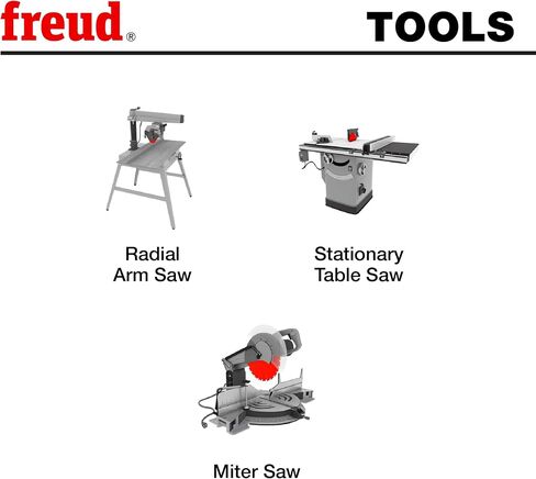 Freud LU85R010: 10" Carbide Tipped Saw Blade for Crosscutting in Kuwait